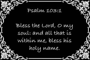 Psalm 103 1 1BW